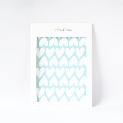 Wandsticker - corazones blanco