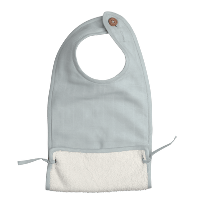 Feeding Bib - Foggy Blue - Ape Kids