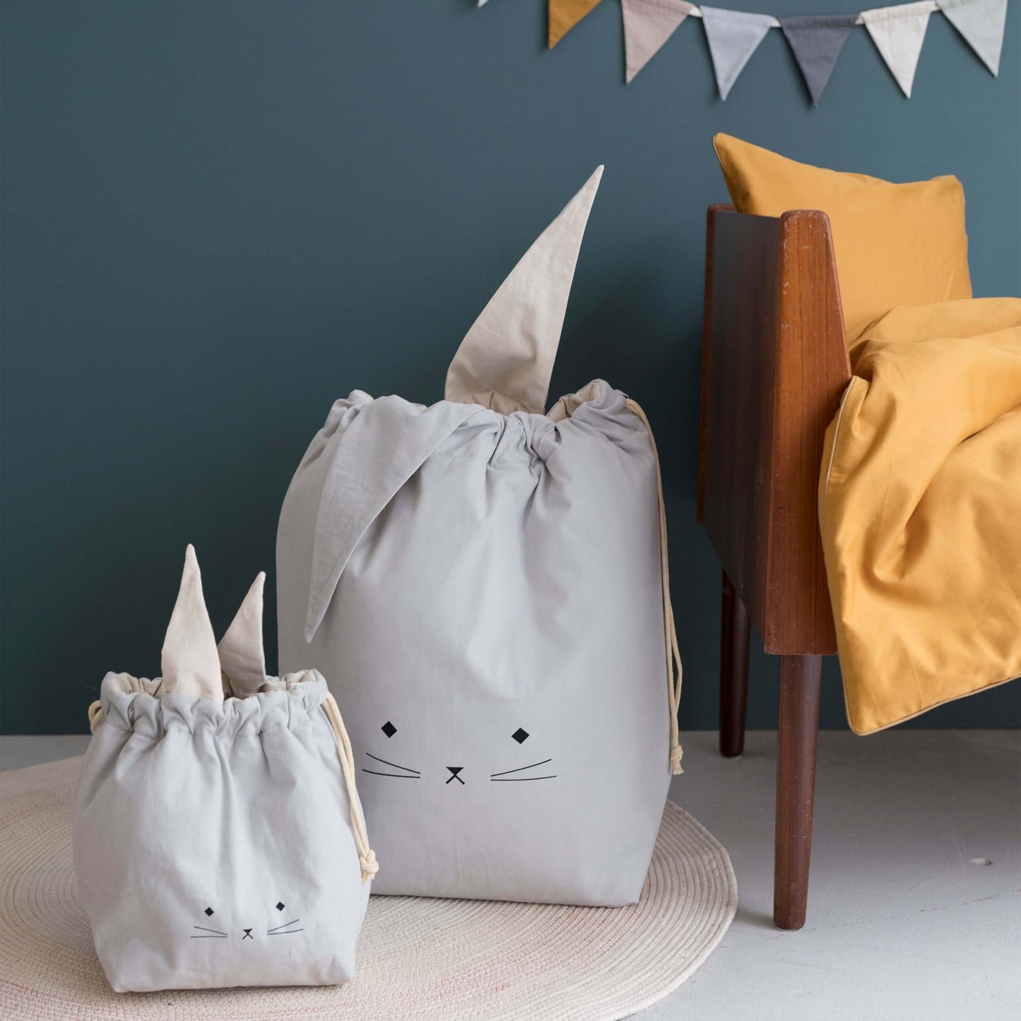 Storage Bag - Bunny - Icy Grey