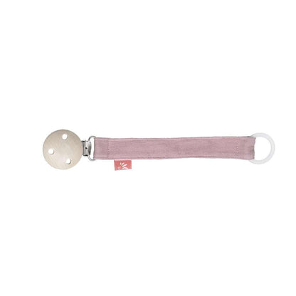 Schnullerkette Muslin pale rose